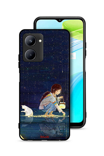 Tolwak غطاء حماية لهاتف Realme C33 برسومات نجوم التجميع