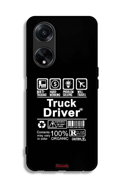 Tolwak غطاء حماية لهاتف Oppo A1 5G - ملصق سائق شاحنة