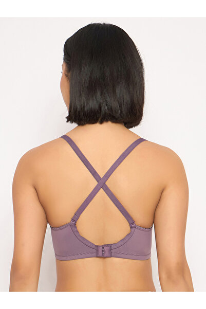 Clovia By Styli Pack of 2 - Solid Padded Non-Wired Full Coverage Multiway T-Shirt Bra