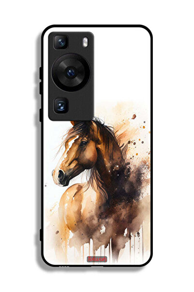 Tolwak غطاء حماية لهاتف Huawei P60 Pro بتصميم حصان تجريدي