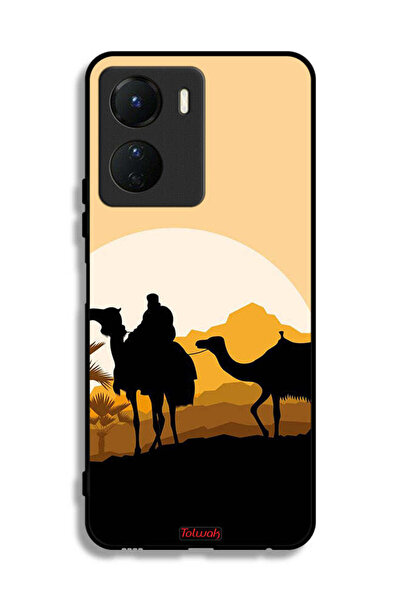 Tolwak غطاء حماية Vivo Y16 بتصميم "جمال في فن الصحراء"
