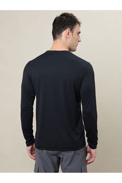 Technosport By Styli Slim Fit Long Sleeves T-Shirt with Techno Cool+