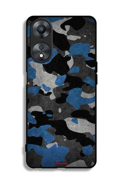 Tolwak غطاء حماية لهاتف Oppo A58 5G بنمط مموه