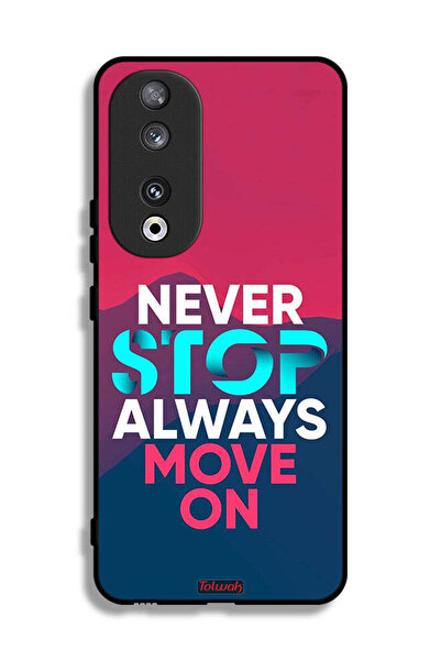 Tolwak غطاء حماية لهاتف Honor 90، لا تتوقف أبدًا، تحرك دائمًا