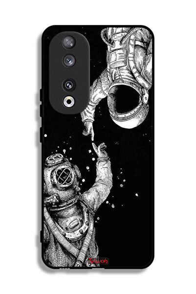 Tolwak غطاء حماية لهاتف Honor 90 بتصميم رواد فضاء