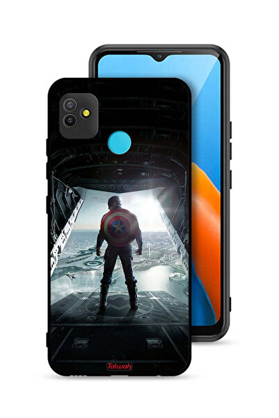 Tolwak غطاء حماية لهاتف تكنو بوب 5 بتصميم صورة كابتن أمريكا