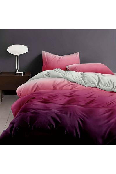 Pucioasa Finet 4-piece bed linen, purple fuchsia gradient