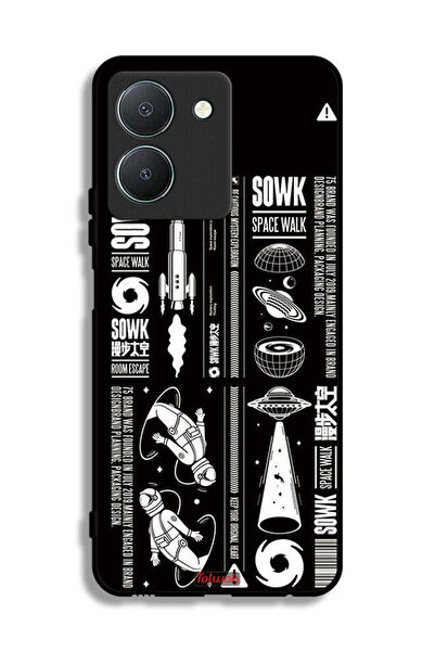 Tolwak غطاء حماية لهاتف Vivo Y36 4G بملصق Sowk Space Walk