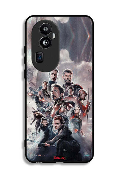 Tolwak غطاء حماية لهاتف Oppo Reno10 Pro Plus من Avengers