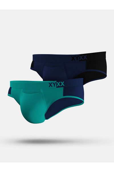XYXX By Styli Pack of 2 - Colorblock Modal Briefs