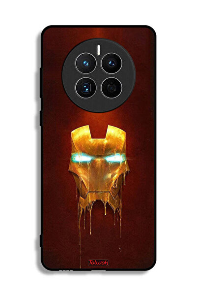 Tolwak غطاء حماية لهاتف هواوي ميت 50E بطبعة الرجل الحديدي مارفل كوميكس