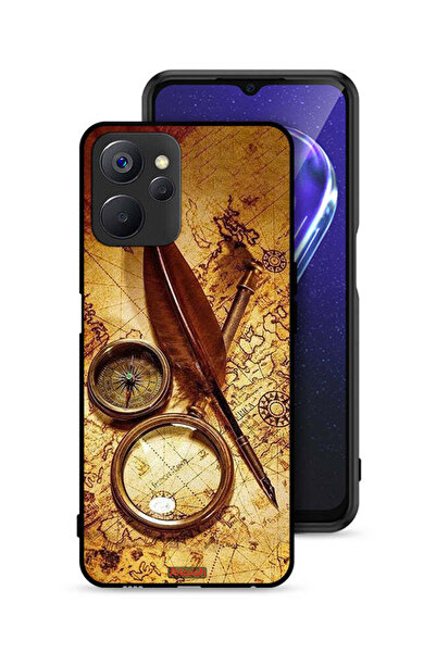 Tolwak غطاء حماية لهاتف Realme 9i 5G بتصميم بوصلة عتيقة