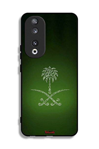 Tolwak غطاء حماية لهاتف Honor 90 بعلامة المملكة العربية السعودية القديمة