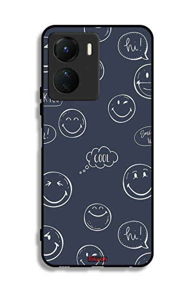 Tolwak Vivo Y16 Protective Case Cover Cool Faces Tags