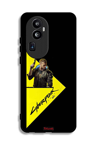 Tolwak غطاء حماية لهاتف Oppo Reno10 Pro Plus - Cyberpunk 2077