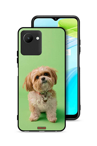 Tolwak غطاء حماية لهاتف Realme C30s بتصميم جرو لطيف