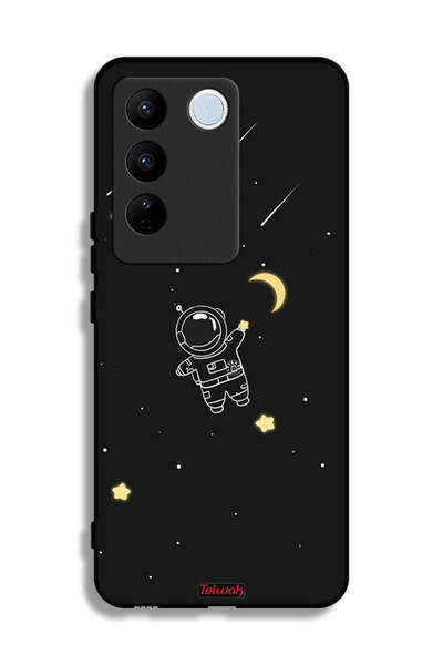 Tolwak غطاء حماية Vivo V27e مع مشبك فني لرائد فضاء