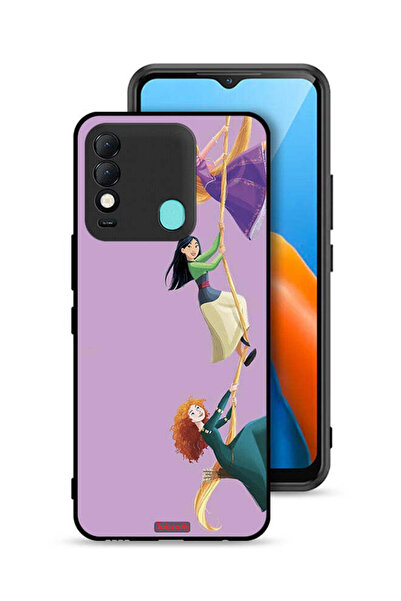 Tolwak غطاء حماية لهاتف تكنو سبارك 8 بتصميم فن تسلق الفتيات