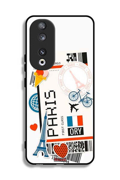 Tolwak غطاء حماية لهاتف Honor 90 - ملصق باريس