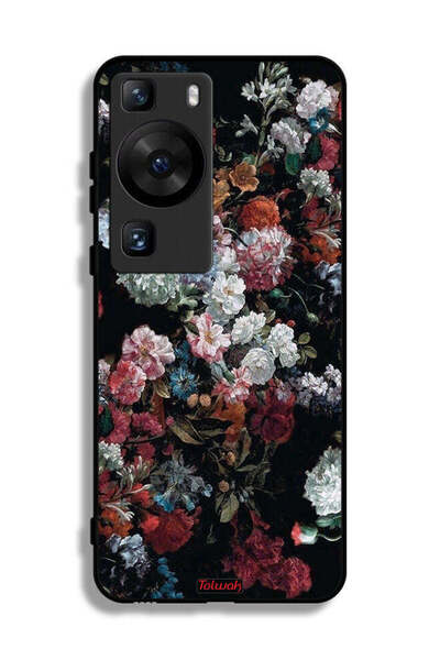 Tolwak غطاء حماية لهاتف هواوي بي 60 بنقشة ورود عتيقة