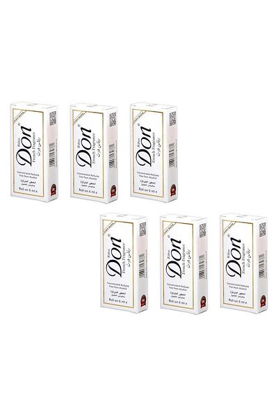 Don Rivas Don French Rotating Alcohol-Free Perfume Oil, 6 ml, Pack of 6
