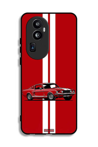 Tolwak غطاء حماية Oppo Reno10 Pro Plus بتصميم سيارة كلاسيكية تجريدية