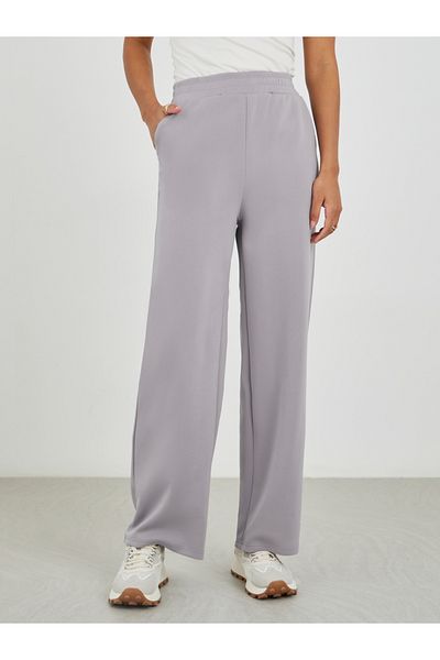 Styli Scuba Wide Leg Elasticated Waistband Joggers