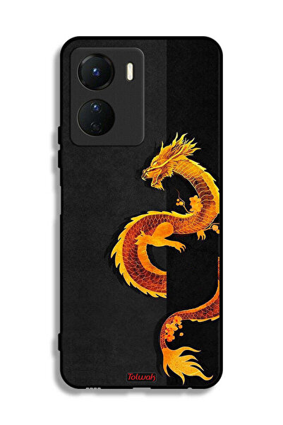 Tolwak Vivo Y16 Protective Case Cover Dragon Art