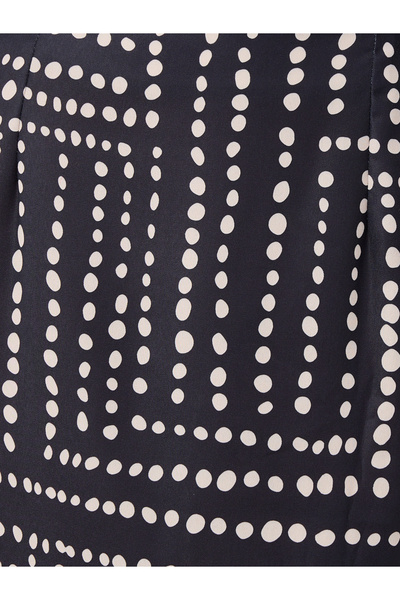 Styli All-Over Print Straight Hem Knee-Length Skirt