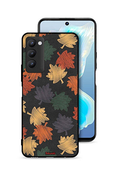 Tolwak غطاء حماية لهاتف تكنو كامون 18 برسومات أوراق الخريف