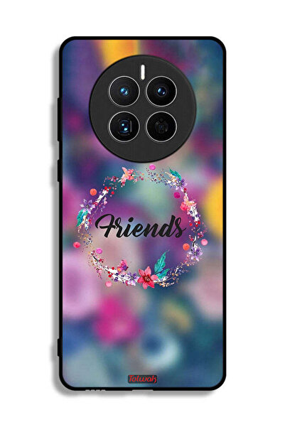 Tolwak غطاء حماية لهاتف هواوي ميت 50E بتصميم خاتم أصدقاء الزهور