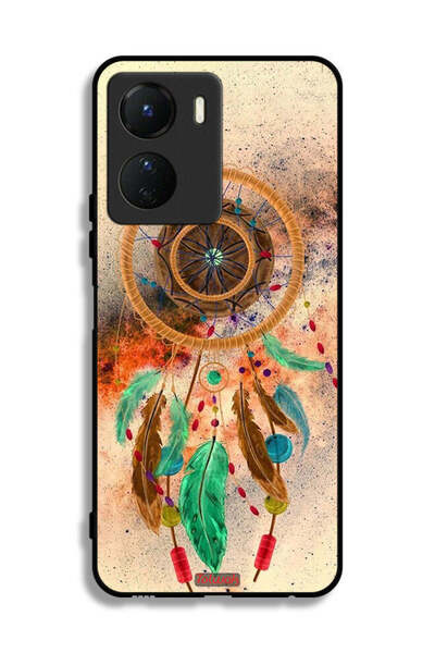 Tolwak غطاء حماية لهاتف Vivo Y16 بتصميم ماندالا ريش معلق