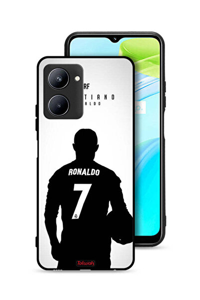 Tolwak غطاء حماية Realme C33 بقناع كريستيانو رونالدو