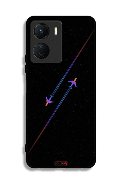 Tolwak Vivo Y16 Protective Case Cover Airplanes Art