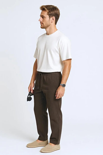 MD1974 Drawstring Linen Trousers