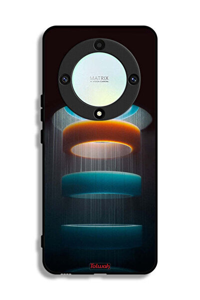 Tolwak غطاء حماية لهاتف Honor X9a بنمط حلقات فنية