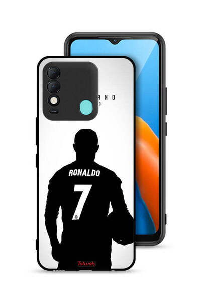 Tolwak غطاء حماية لهاتف تكنو سبارك 8 بقناع كريستيانو رونالدو