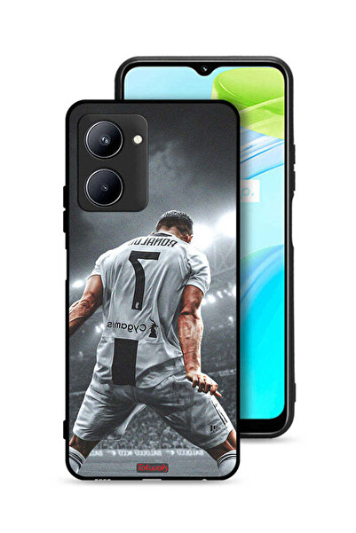 Tolwak غطاء حماية لهاتف Realme C33 بشعار احتفال كريستيانو رونالدو
