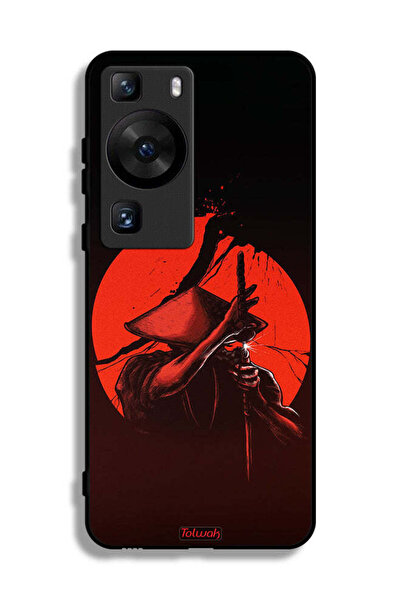 Tolwak غطاء حماية لهاتف هواوي P60 Pro بتصميم محارب السيف