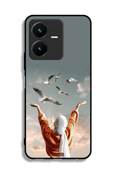 Tolwak غطاء حماية لهاتف Vivo Y22 بتصميم طيور تحلق