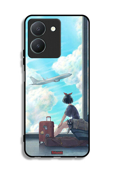 Tolwak غطاء حماية لهاتف Vivo Y36 4G برسومات فنية للسفر