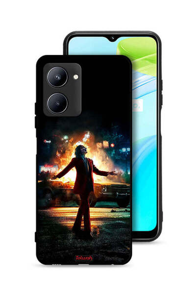 Tolwak Realme C33 Protective Case Cover Joker Happy Mode