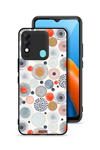 Tolwak غطاء حماية لهاتف تكنو سبارك 8 بنقشة زهور قطنية