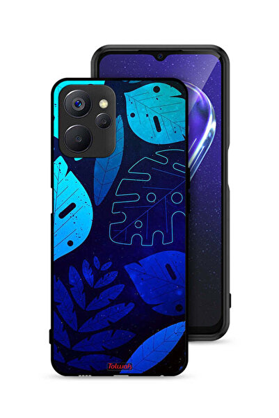 Tolwak غطاء حماية لهاتف Realme 9i 5G بنقشة أوراق الشجر