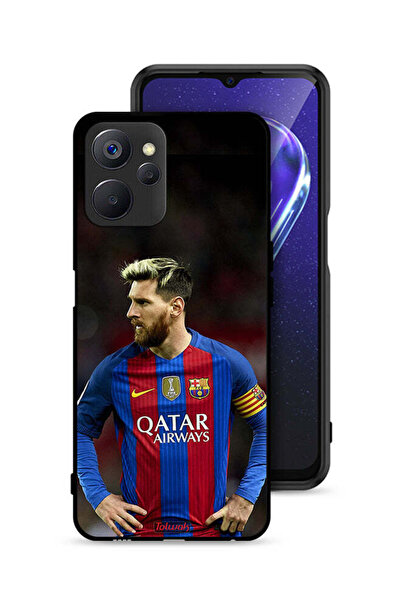 Tolwak غطاء حماية لهاتف Realme 9i 5G ميسي برشلونة