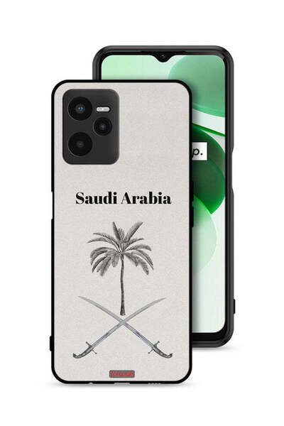Tolwak غطاء حماية لهاتف Realme C35 - لوحة فنية لعلامة المملكة العربية السعودية