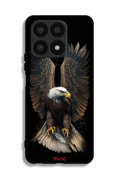 Tolwak Honor X8a Protective Case Cover Eagle Spread Wings