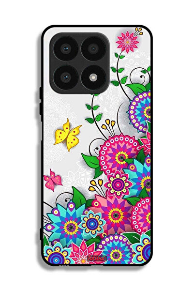 Tolwak غطاء حماية لهاتف Honor X8a - زهور ماندالا