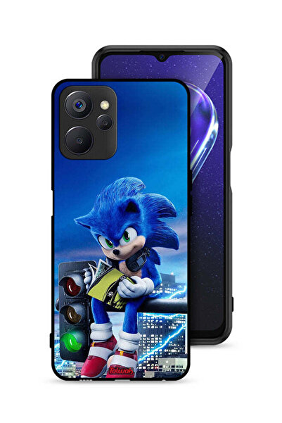 Tolwak غطاء حماية لهاتف Realme 9i 5G بطبعة سونيك ريدينج