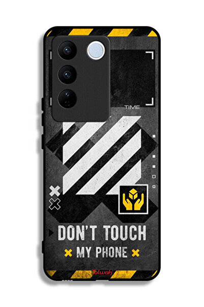 Tolwak Vivo S16e Protective Case Cover Do Not Touch My Phone